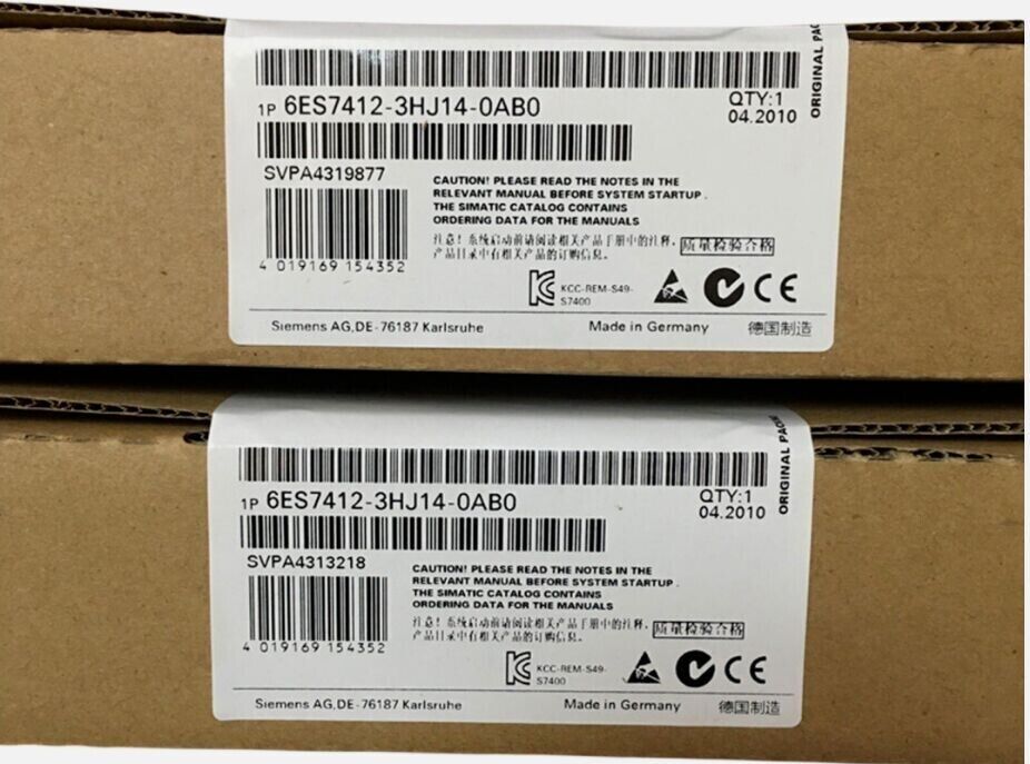 Siemens New In Box 6ES7 412-3HJ14-0AB0 /6ES7 412-3HJ14-0AB0 PLC Module