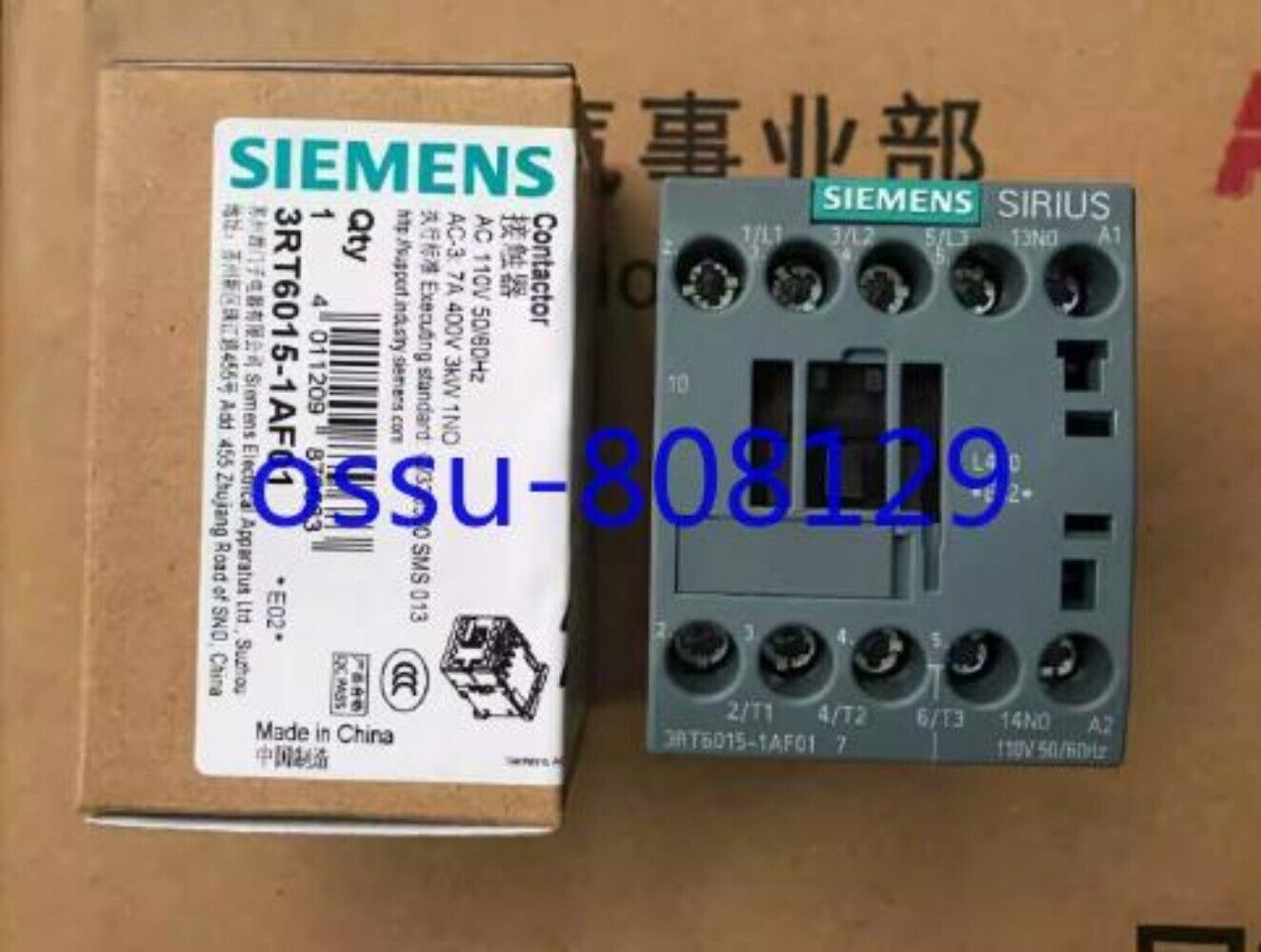 1PCS NEW Siemens 3RT6015-1AF01 contactor relay circuit breaker