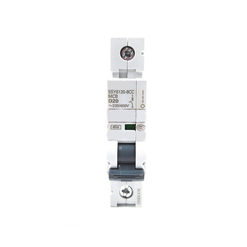 For Siemens Miniature Circuit Breaker 1P D20A 5SY6120-8CC Air Switch 5SY61208CC