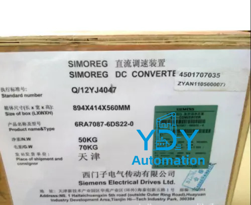 1PC Siemens 6RA7087-6DS22-0 6RA7 087-6DS22-0 New In Box Expedited Shipping