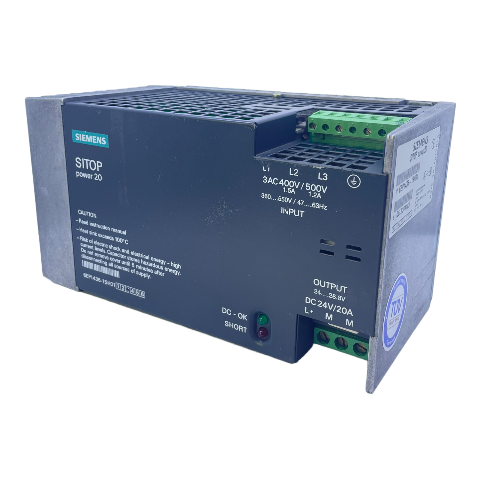 Siemens 6EP1436-1SH01 Power Supply Unit for Industrial Use