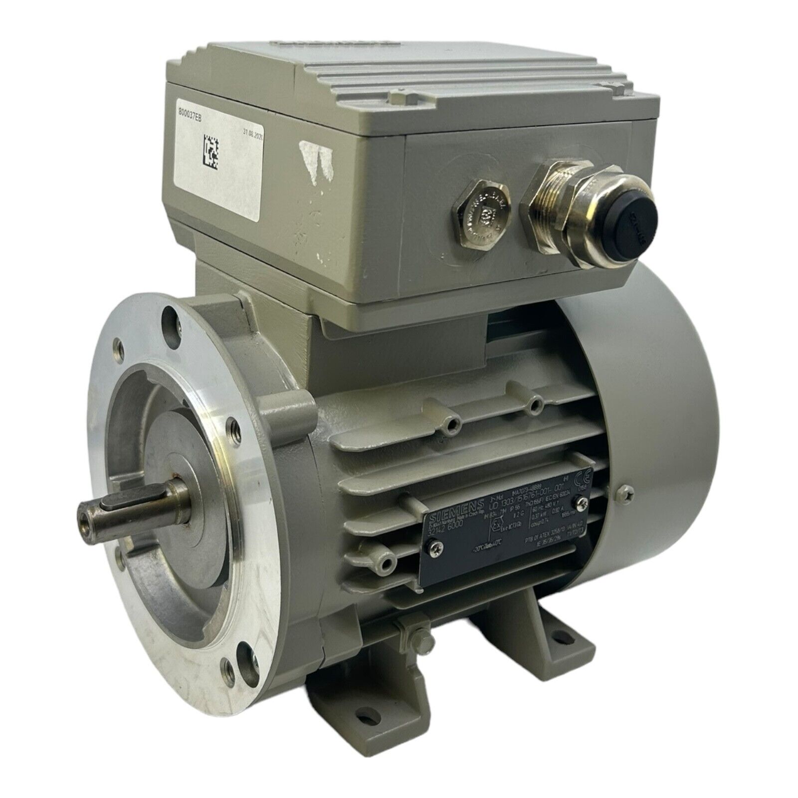 Siemens 1MA7073-4BB99 Electric Motor 0.37kW 60Hz 480V 0.92A IP55