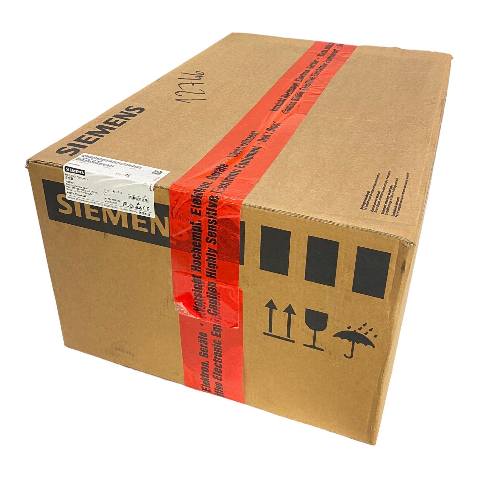 Siemens 6SL3130-1TE24-0AA0 Variable Frequency Drive 380-480V 50/60Hz 600V 67A 40kW