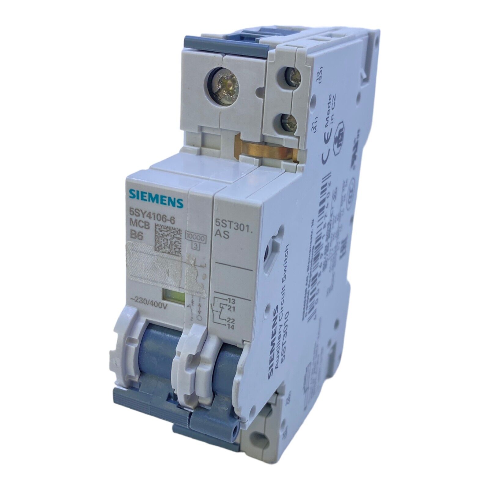 Siemens 5SY4106-6 Circuit Breaker 1 Pole 6A 400V 10kA