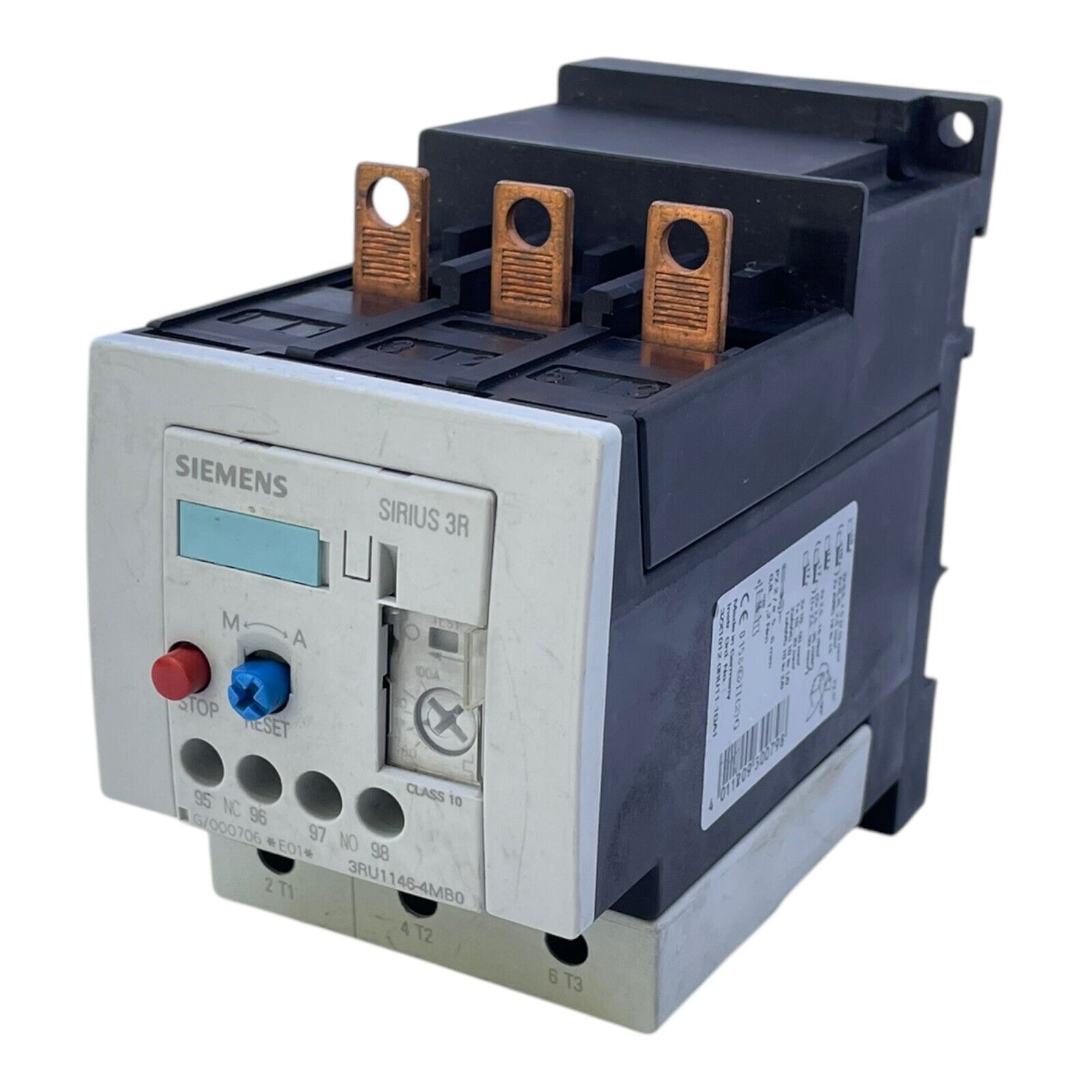 Siemens 3RU1146-4MB0 Overload Relay Siemens 3RU1146-4MB0 Overload Relay Siemens