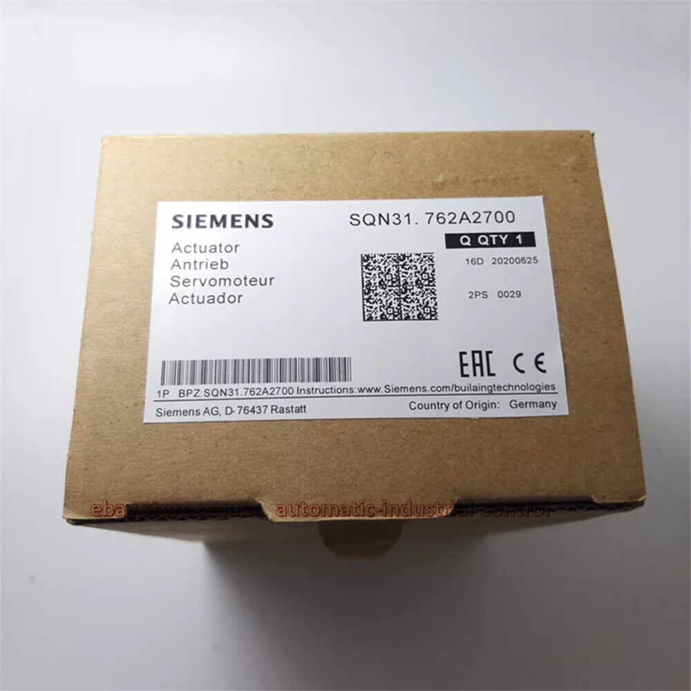 1 pcs New sealed Genuine Siemens SQN31.762A2700 In Box Expedited Ship