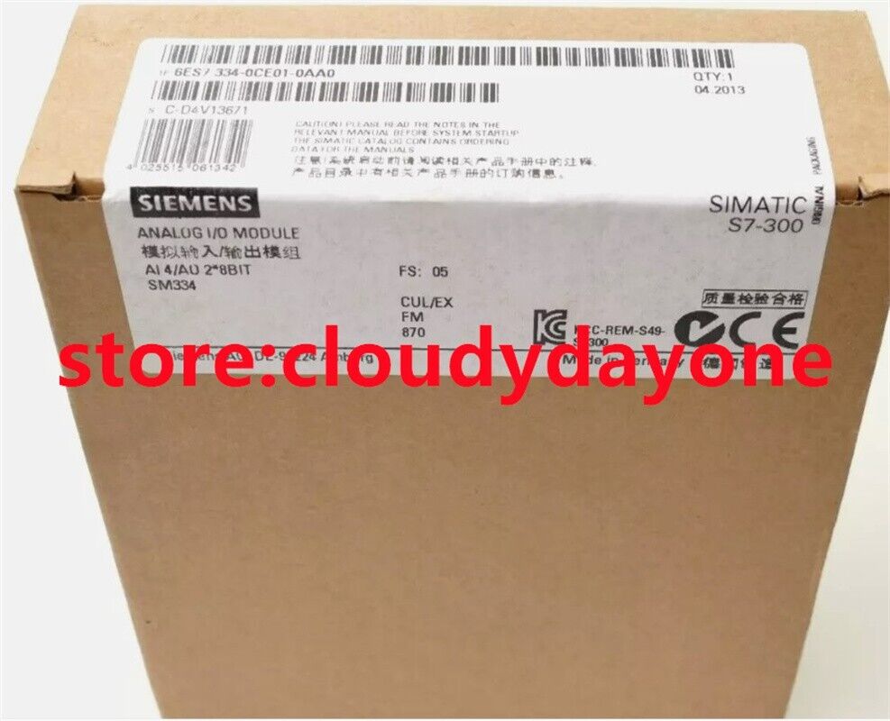 New Siemens 6ES7 334-0CE01-0AA0 6ES7334-0CE01-0AA0 Module