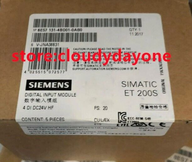 New Siemens 6ES7131-4BD01-0AB0 6ES7 131-4BD01-0AB0 Module
