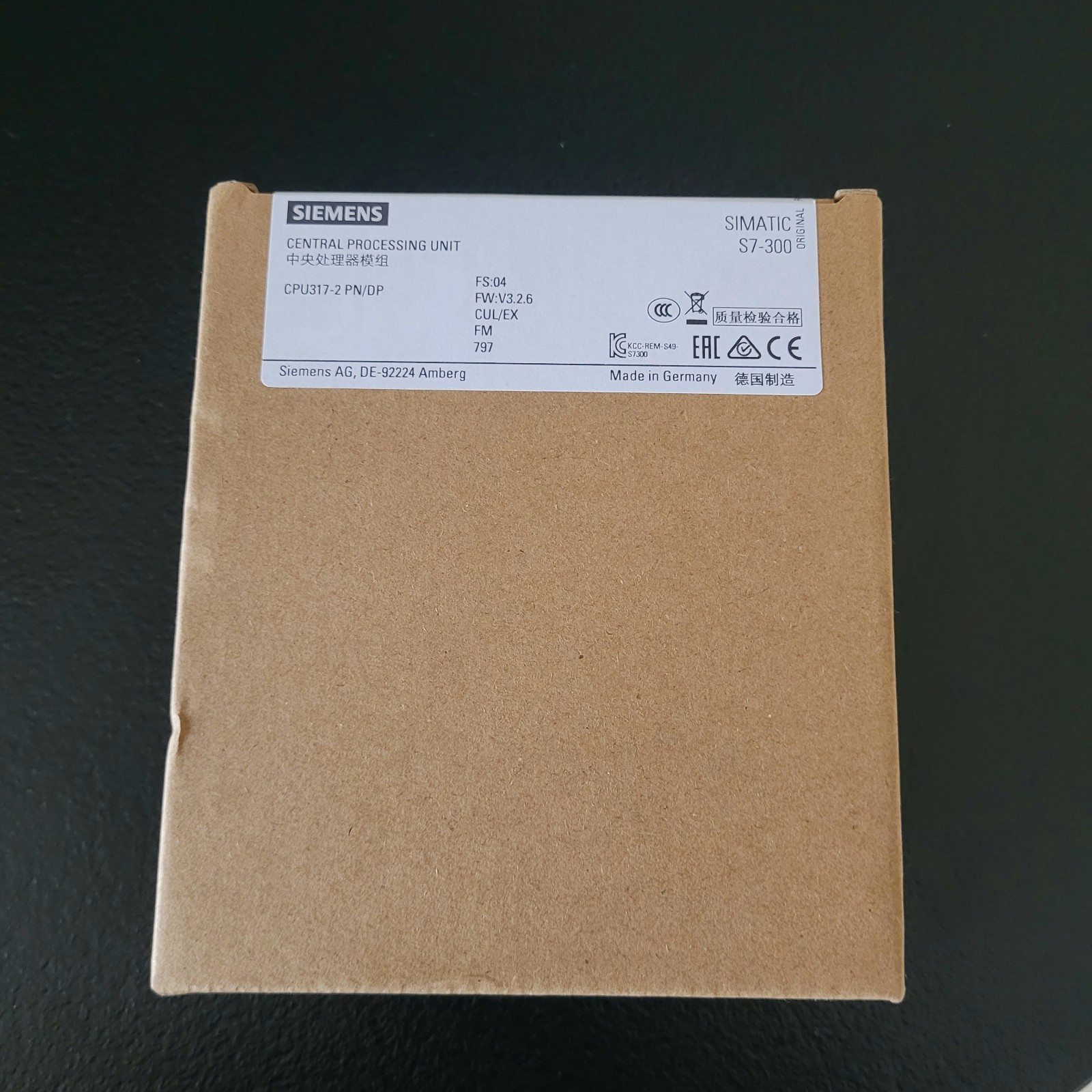 Siemens SIMATIC CPU 6ES7 317-2EK14-0AB0 New Sealed [12 Months WARRANTY]