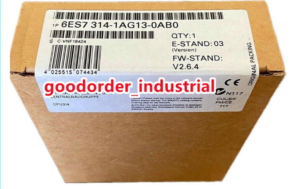 Siemens New In Box 6ES7 314-1AG13-0AB0 / 6ES7 314-1AG13-0AB0 PLC Module