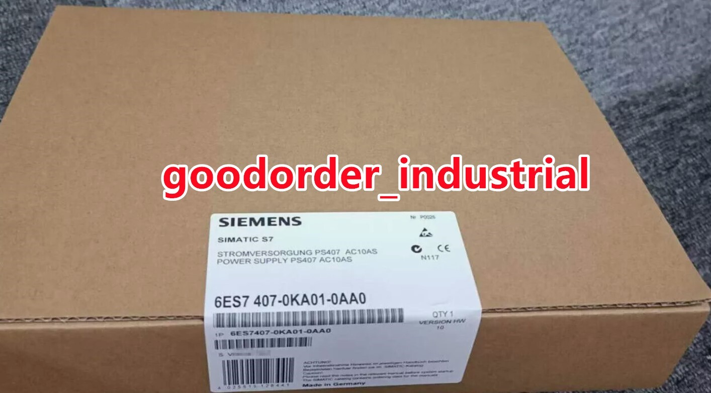 Siemens New 6ES7 407-0KA01-0AA0 / 6ES7 407-0KA01-0AA0 Power Supply