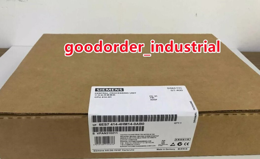 Siemens New 6ES7 414-4HM14-0AB0 / 6ES7 414-4HM14-0AB0 Central Processing Unit