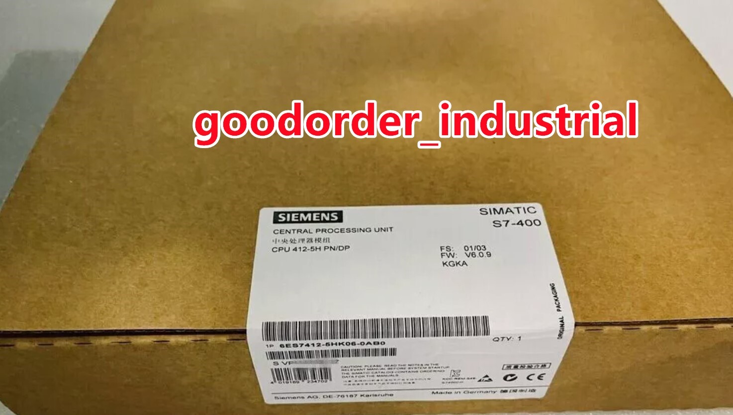 Siemens New 6ES7 412-5HK06-0AB0 / 6ES7 412-5HK06-0AB0 Central Processing Unit