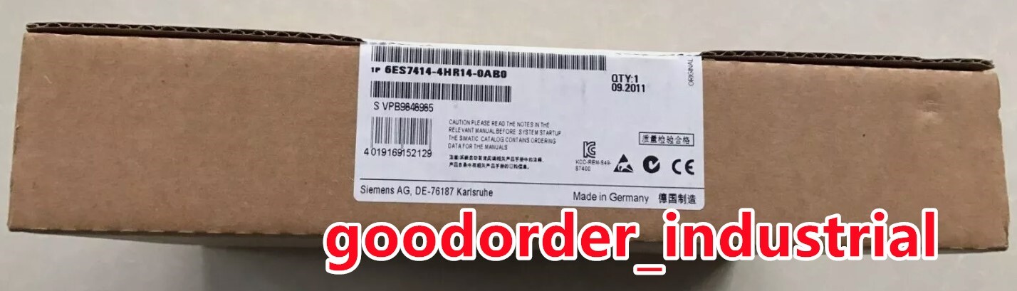 Siemens New 6ES7 414-4HR14-0AB0 / 6ES7 414-4HR14-0AB0 Central Processing Unit