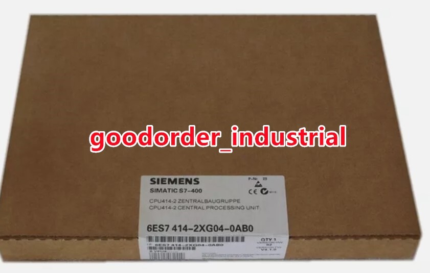 Siemens New 6ES7 414-2XG04-0AB0 / 6ES7 414-2XG04-0AB0 Central Processing Unit
