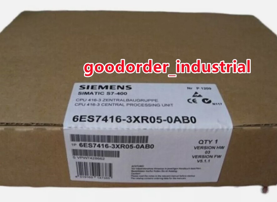 Siemens New 6ES7 416-3XR05-0AB0 / 6ES7 416-3XR05-0AB0 CPU Module