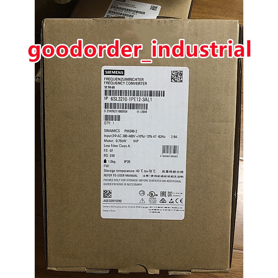 Siemens New In Box 6SL3210-1PE12-3AL1 /6SL3210-1PE12-3AL1 Module