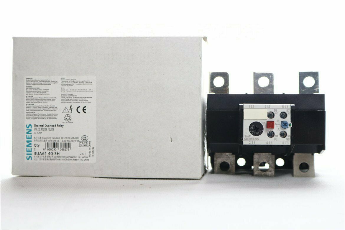 1PC NEW SIEMENS Thermal Overload Relay 3UA6140-3H 90-120A