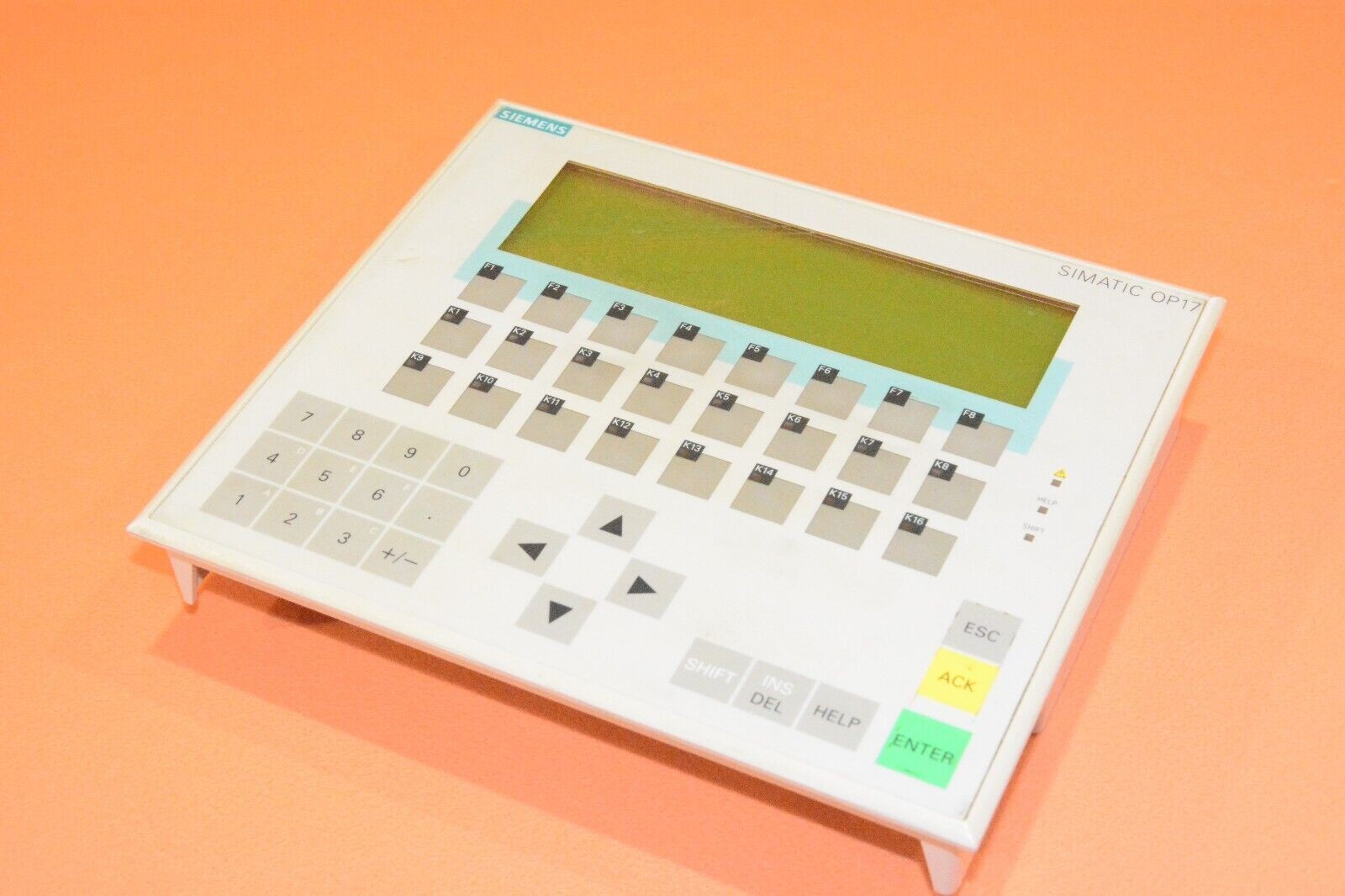 Siemens 6AV3 617-1JC20-0AX1 Operator Panel OP 17-DP