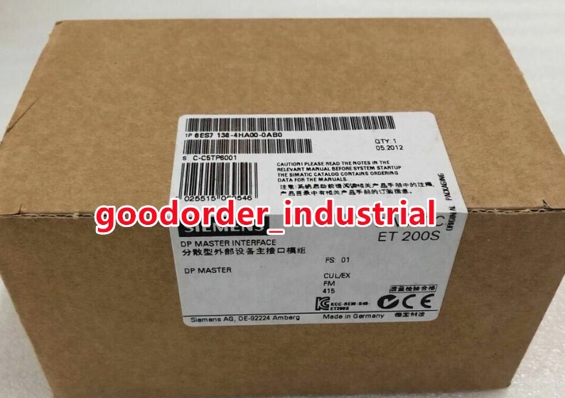 New Siemens 6ES7 138-4HA00-0AB0 / 6ES7138-4HA00-0AB0 Master Interface