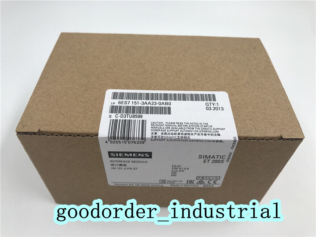 Siemens  6ES7151-3AA23-0AB0 / 6ES7 151-3AA23-0AB0 PLC Module New In Box