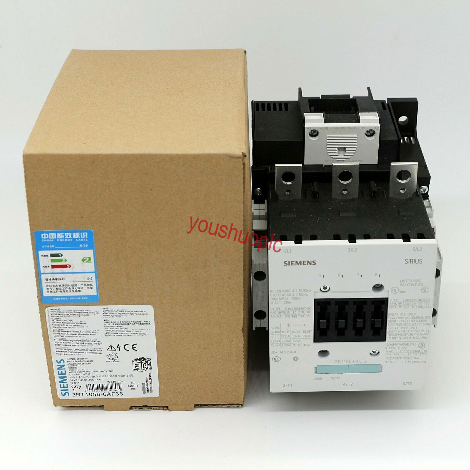 3RT1056-6AF36 1PCS New original SIEMENS 3RT1 056-6AF36 Contactor  Fast delivery