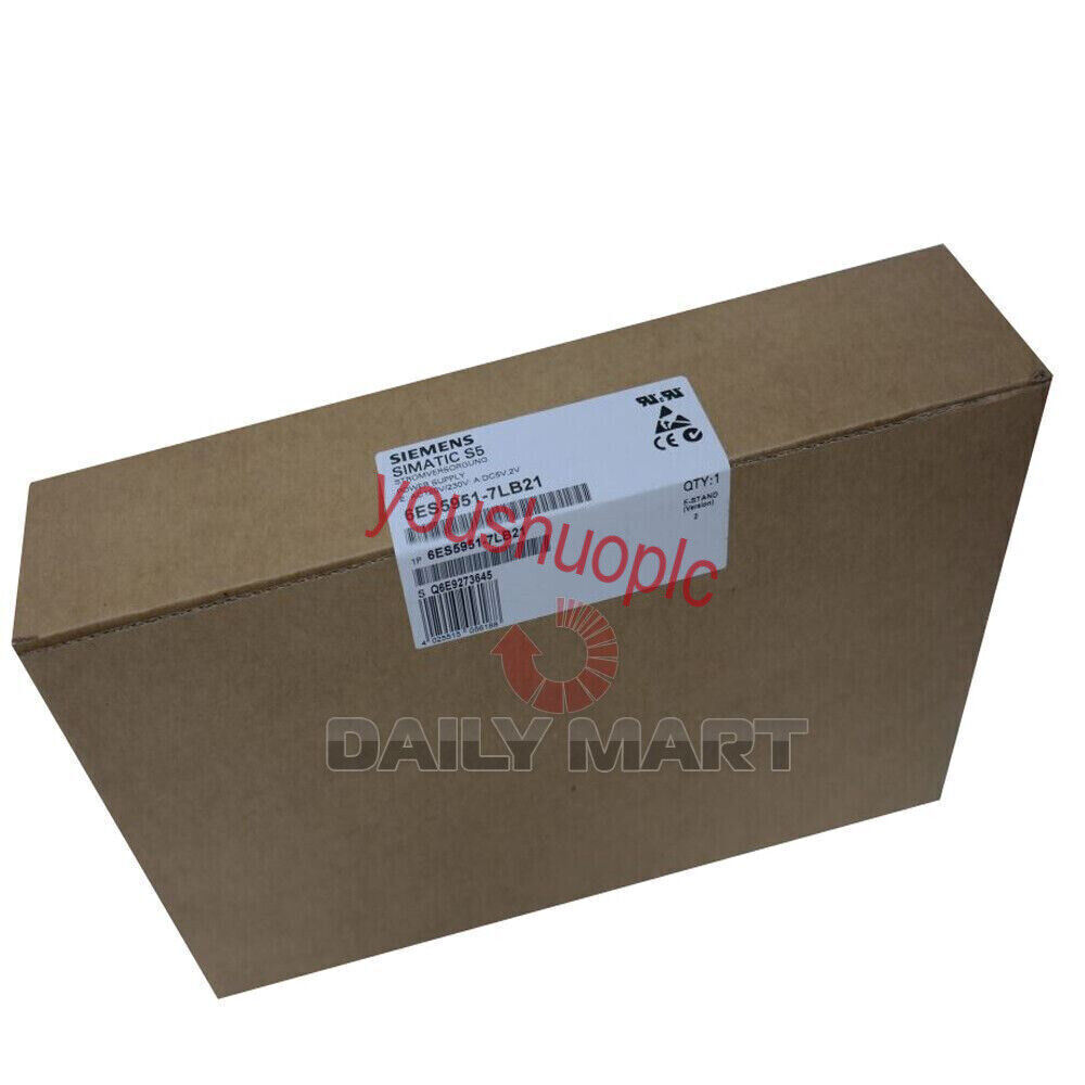 New In Box Siemens 6ES5951-7LB21 6ES5 951-7LB21 Power Supply