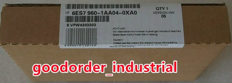 Siemens New 6ES7 960-1AA04-0XA0 / 6ES7 960-1AA04-0XA0 PLC Module
