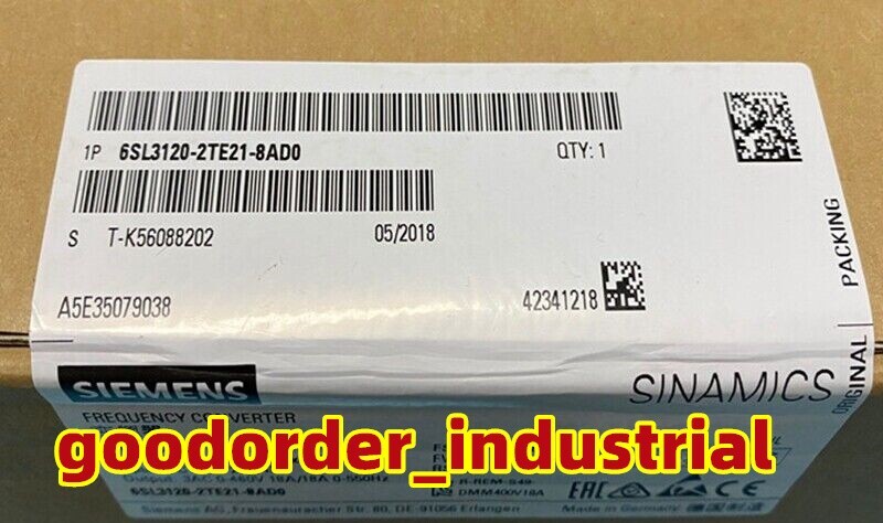 SIEMENS PLC 6SL3120-2TE21-8AD0 6SL3 120-2TE21-8AD0 DOUBLE MOTOR New In Box