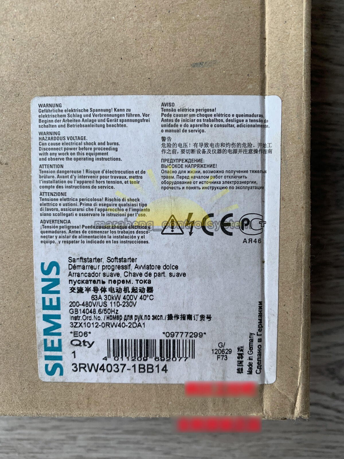 1PC NEW Siemens 3RW4037-1BB14 3RW40371BB14 3RW4 037-1BB14 Module