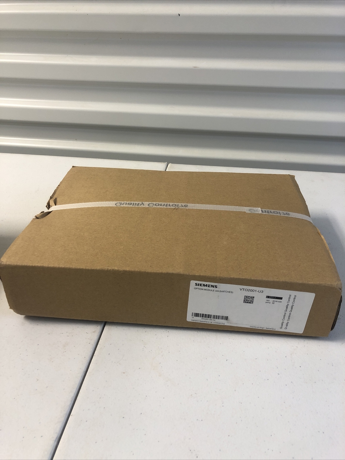  Siemens Cerberus Pro VTO2001-U3 Fire Alarm Option Module (24 Switches) NEW