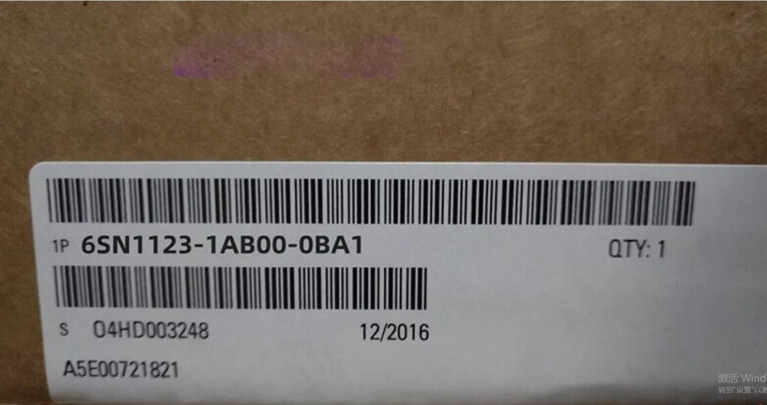 Siemens 6SN1123-1AB00-0BA1 power module 6SN1 123-1AB00-0BA1 FREE SHIP BRAND NEW