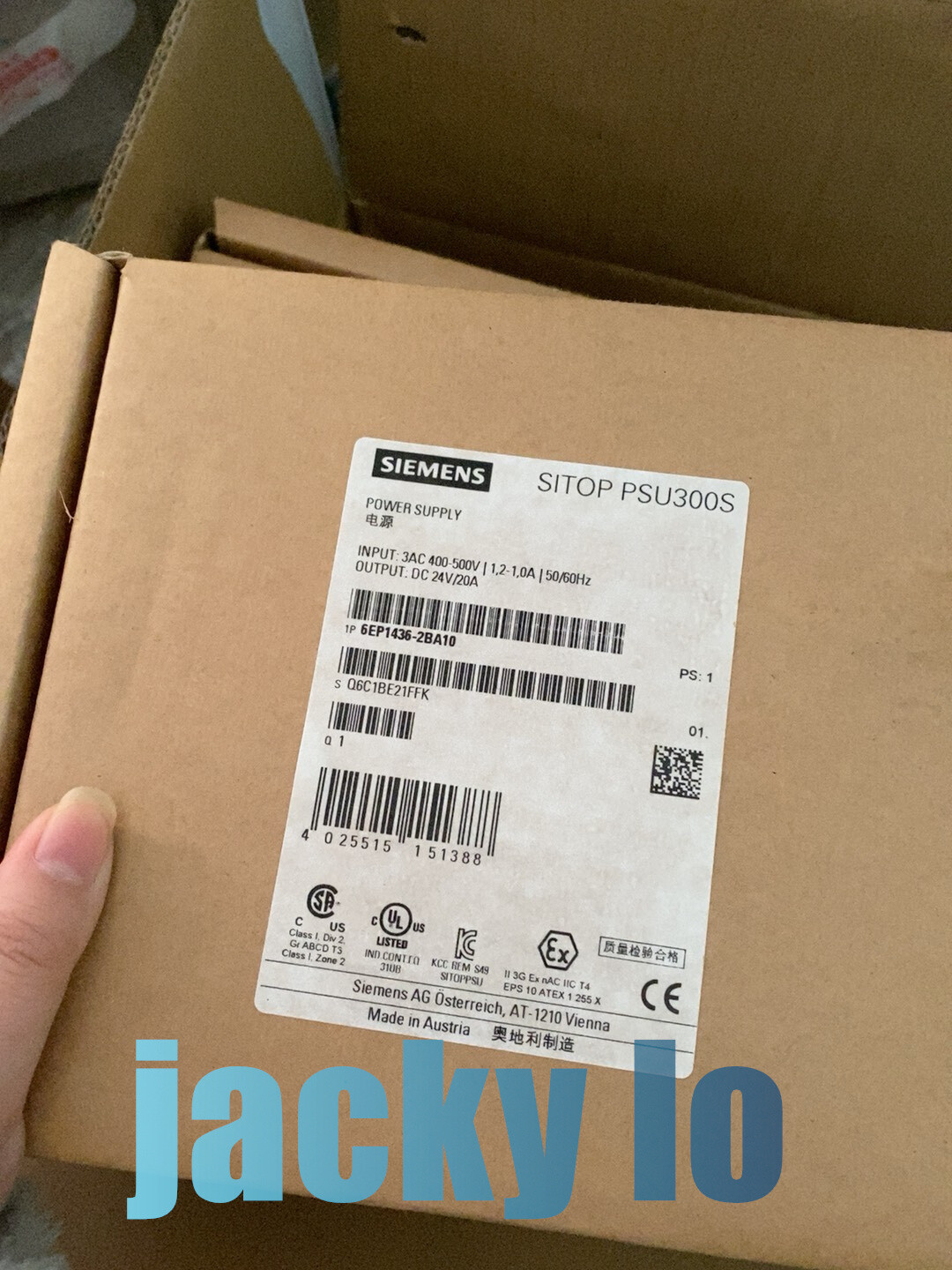 1PCS New in box SIEMENS 6EP1 436-2BA10 6EP1436-2BA10 In Box Expedited Shipping