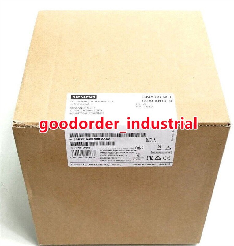Siemens New In Box 6GK5216-0BA00-2AC2 / 6GK5 216-0BA00-2AC2 PLC Module