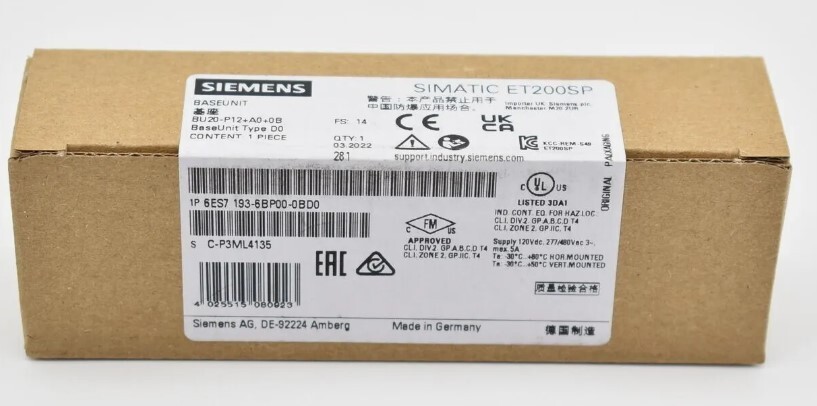 Siemens New In Box 6ES7 193-6BP00-0BD0 / 6ES7 193-6BP00-0BD0 PLC Module