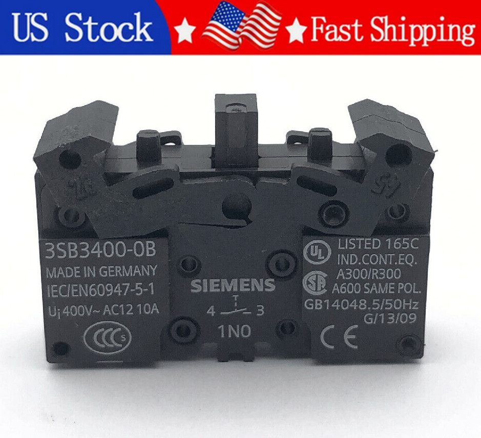 1PCS Brand New SIEMENS 3SB3400-0B Push button contact 3SB34000B