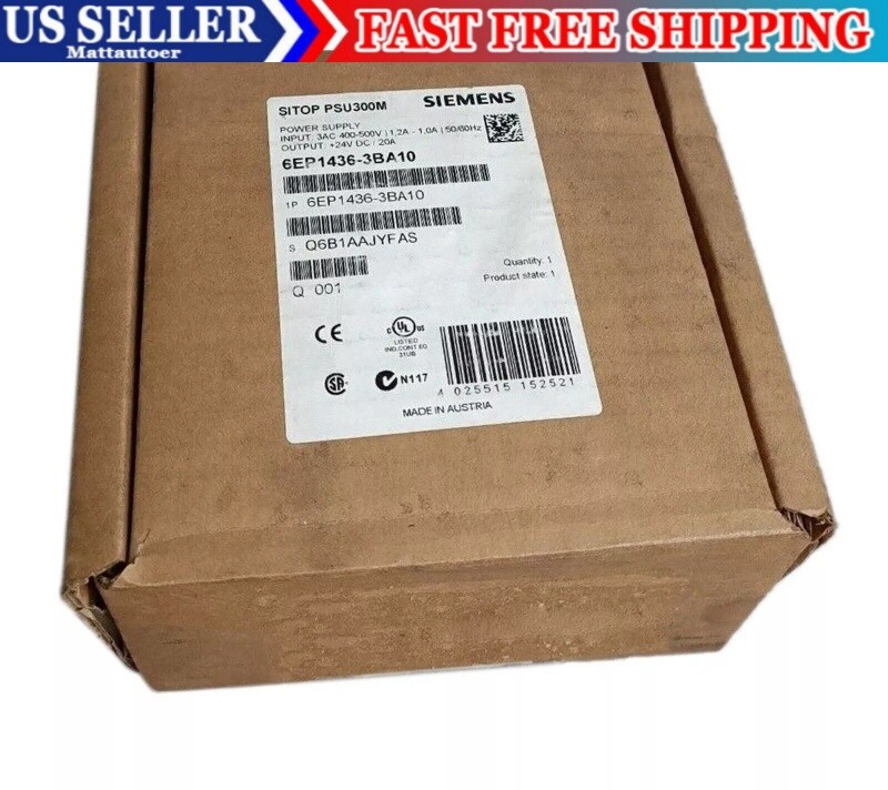 6EP1436-3BA10 1PCS New original Siemens 6EP1 436-3BA10 Power Supply  Fast Ship