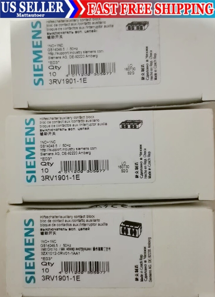 1PCS Brand New Siemens 3RV1901-1E circuit breaker Warranty 12 months  Fast ship