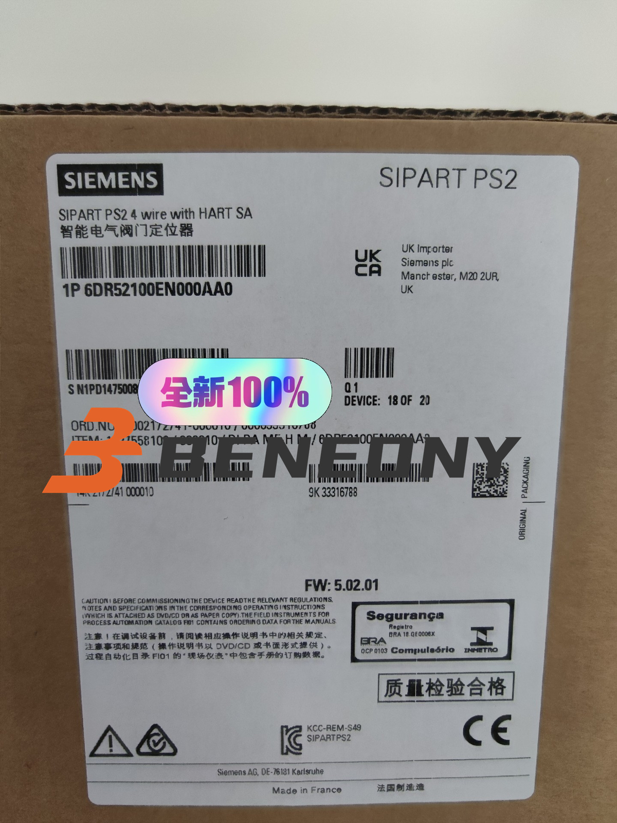 1PCS Unopened New Siemens 6DR5210-0EN00-0AA0 6DR5 210-0EN00-0AA0