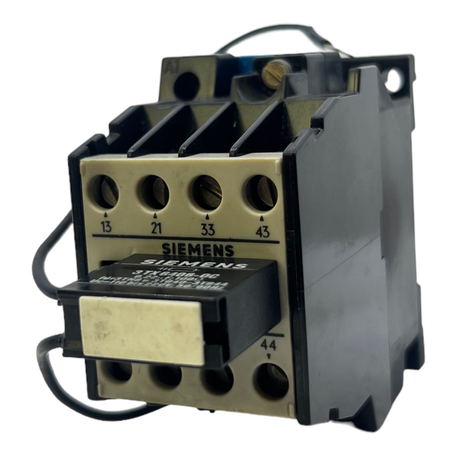 Siemens 3TH8031-0A Auxiliary Contactor +3TX6406-0C 3S + 1Ö AC-11 220V 16A