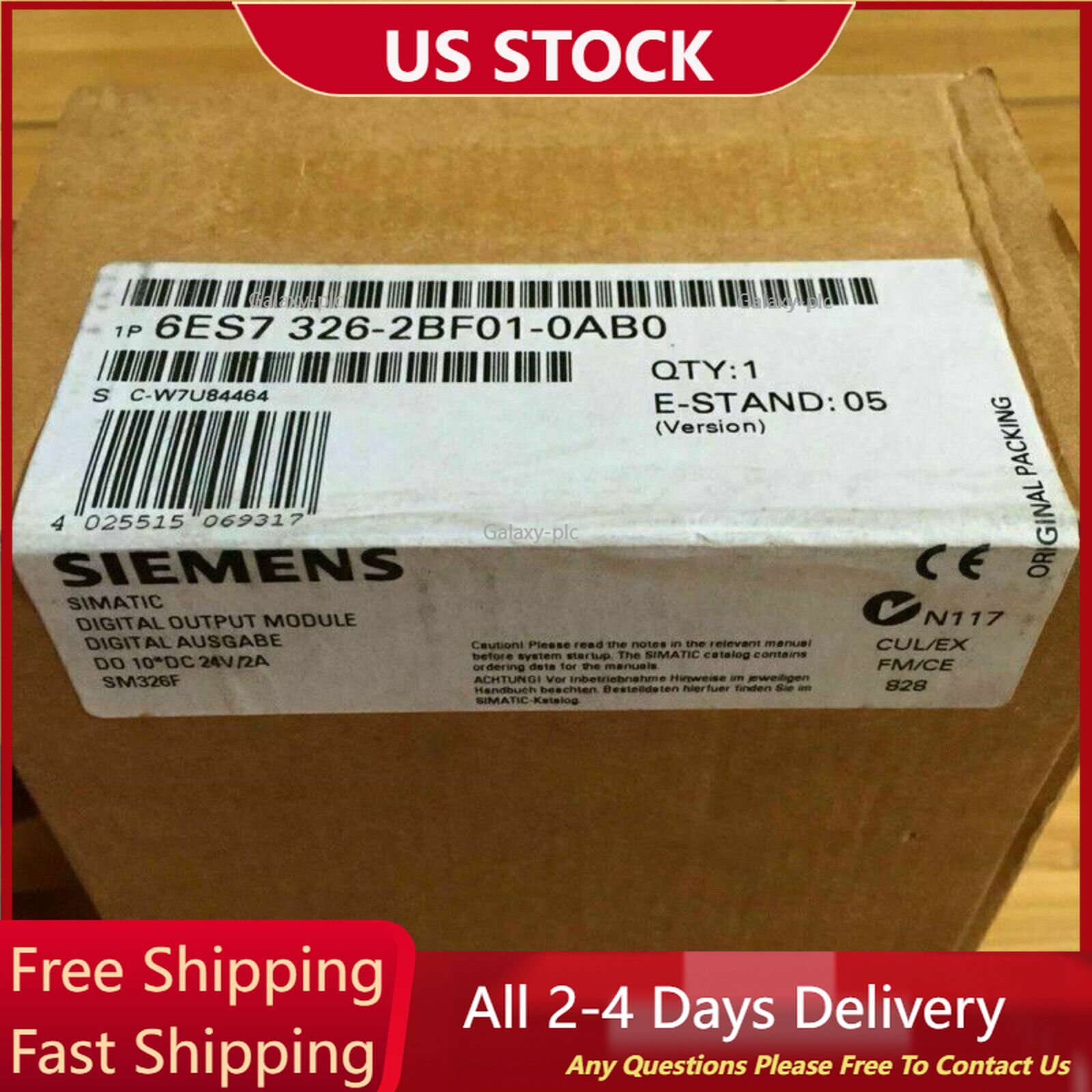 New Siemens S7 Digital output SM 326 6ES7326-2BF01-0AB0 6ES73262BF010AB0