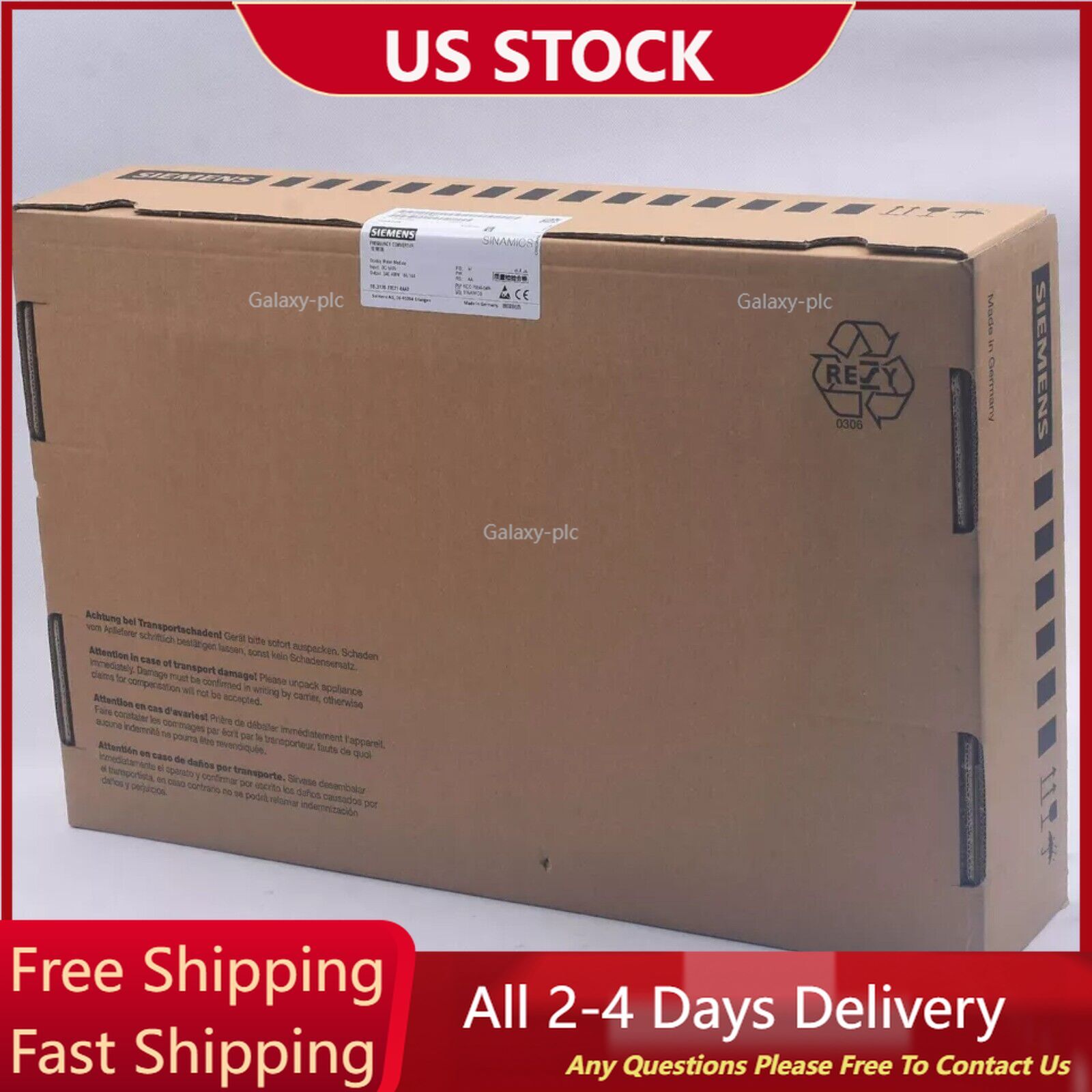 New Siemens S120 Single Motor Module 6SL3 120-2TE21-8AA3 6SL3120-2TE21-8AA3