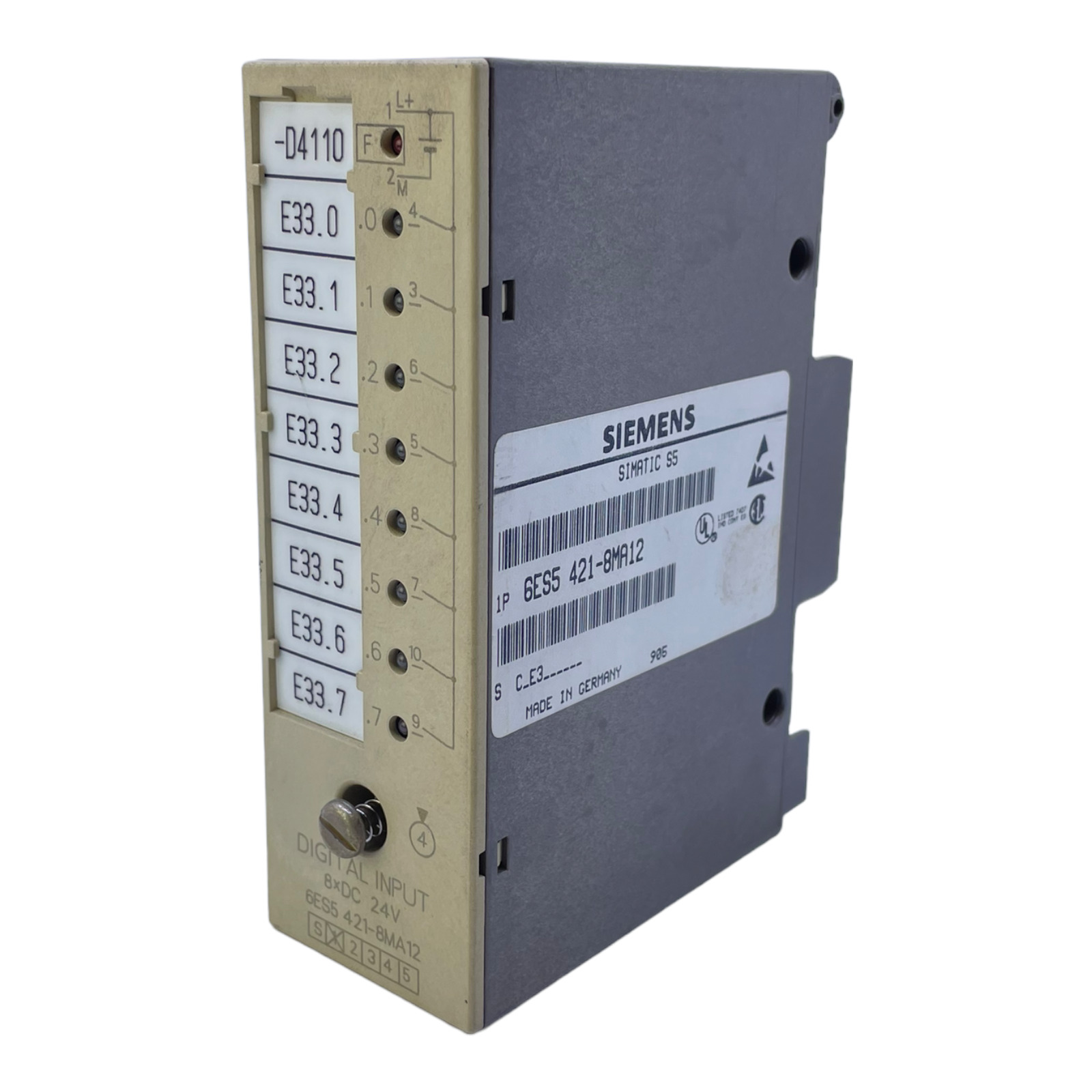 Siemens 6es5421-8ma12 input module 24V industrial module automation technology