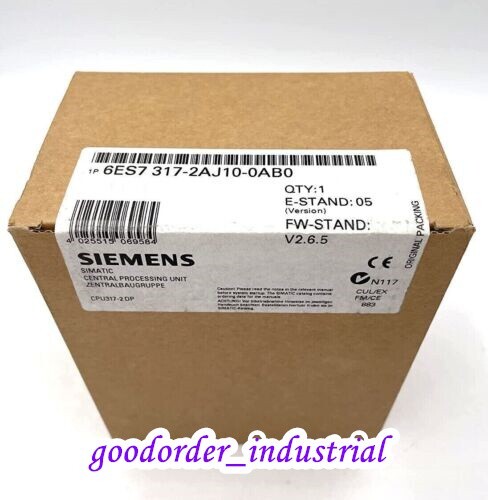 Siemens 6ES7317-2AJ10-0AB0 / 6ES7 317-2AJ10-0AB0 Controller Module NEW In Box