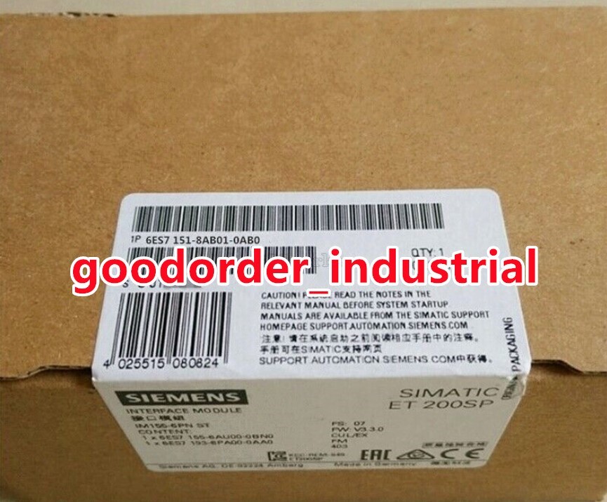 Siemens 6ES7 151-8AB01-0AB0 / 6ES7151-8AB01-0AB0 Interface Module New