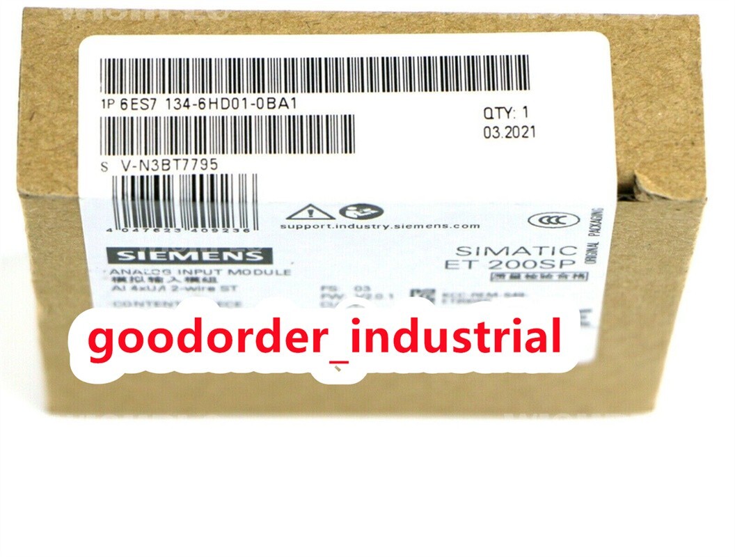 Siemens 6ES7 134-6HD01-0BA1 /6ES7134-6HD01-0BA1 Analog Input Module New In Box