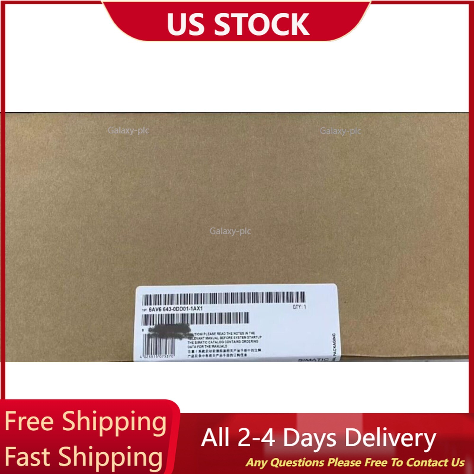 1PC Siemens 6AV6643-0DD01-1AX1 New In Box 6AV66430DD011AX1 Expedited Shipping