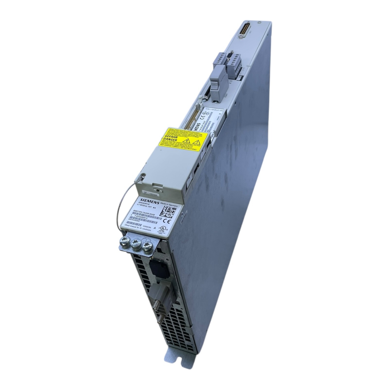 Siemens 6SN1118-0DJ21-0AA2 Simodrive 6SN1123-1AA00-0HA2 Industry Insert