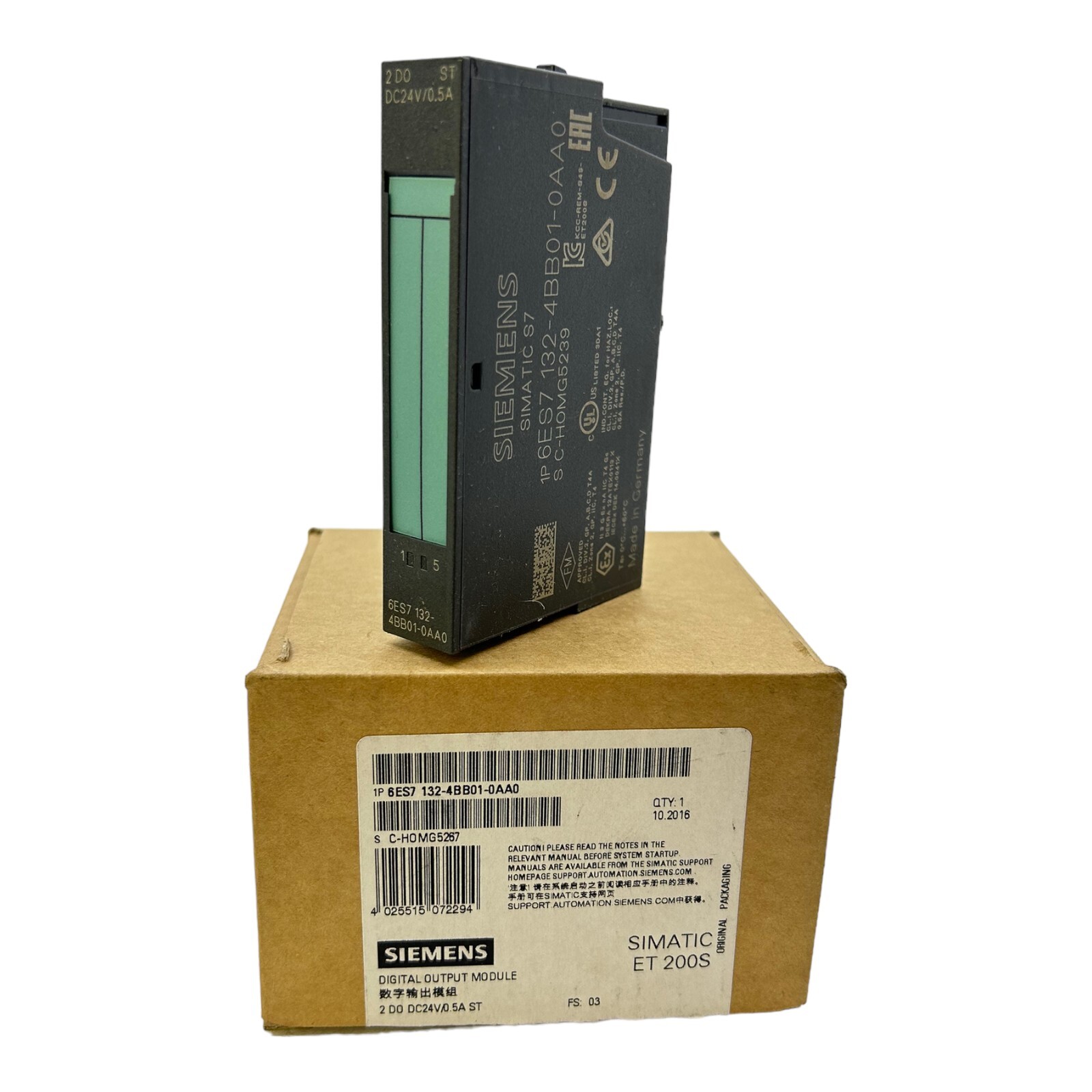 Siemens 6ES7132-4BB01-0AA0 PLC Expansion Module IP20 24V DC Expansion Module