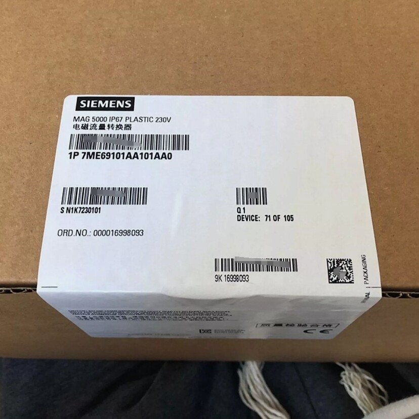 New Siemens 7ME69101AA101AA0 MAG 5000 Transmitter Sitrans 7ME6910-1AA10-1AA0